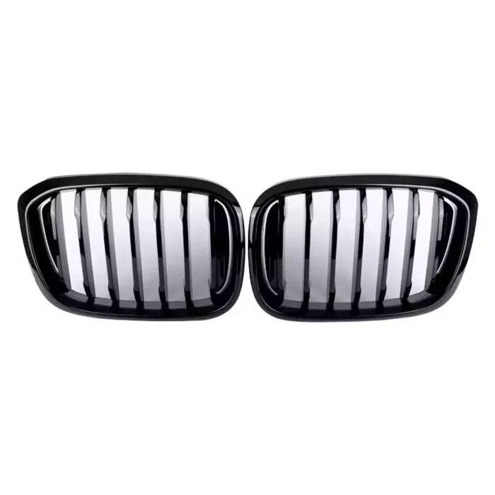 Juodos, blizgios, viengubos grotelės skirtos BMW G01, G02 - Image 2