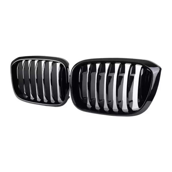 Juodos, blizgios, viengubos grotelės skirtos BMW G01, G02 - Image 3