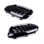 Juodos, blizgios, viengubos grotelės skirtos BMW G01, G02 - Image 4