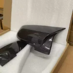 Karbono išvaizdos veidrodelių dangteliai skirti BMW F10, F11, F07, F06, F12, F16, F01, F02 LCI - Image 4
