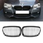 Juodos, blizgios, viengubos grotelės skirtos BMW F20, F21 (2011-2015)