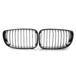 Juodos, blizgios, viengubos grotelės skirtos BMW E81, E82, E87, E88 LCI (2007-2013) - Image 3