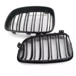 Juodos, matinės, dvigubos grotelės skirtos BMW E81, E82, E87, E88 (2007-2011) - Image 3