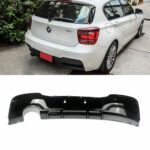 Juodas, blizgus (2x0) galinio buferio difuzorius skirtas BMW F20, F21 (2011-2015)