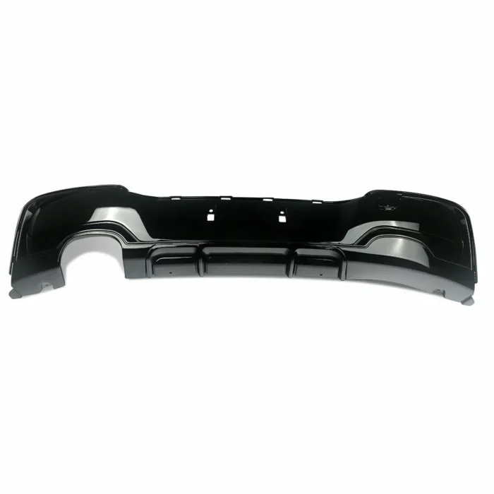 Juodas, blizgus (2x0) galinio buferio difuzorius skirtas BMW F20, F21 (2011-2015) - Image 2