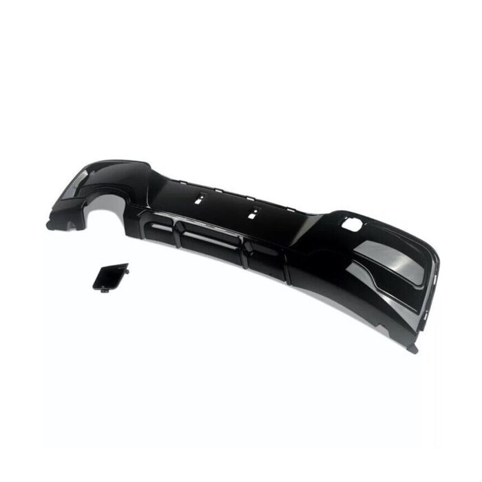 Juodas, blizgus (2x0) galinio buferio difuzorius skirtas BMW F20, F21 (2011-2015) - Image 3