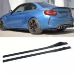 Juodi, blizgūs poslenksčiai skirti BMW F87 M2