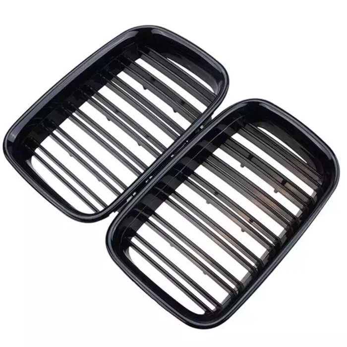 Juodos, blizgios, dvigubos grotelės skirtos E36 PRE-LCI (1990-1996) - Image 2