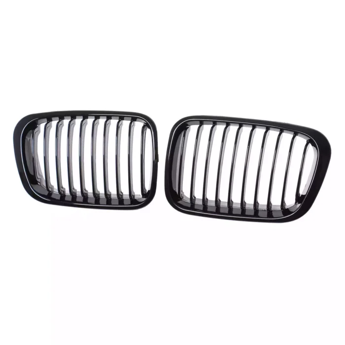 Juodos, blizgios, viengubos grotelės skirtos BMW E46 (1998-2001) - Image 1