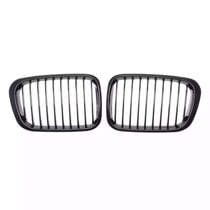 Juodos, blizgios, viengubos grotelės skirtos BMW E46 (1998-2001) - Image 2