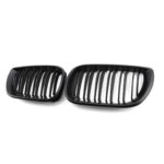 Juodos, matinės, dvigubos grotelės skirtos BMW E46 LCI (2001-2005) - Image 2