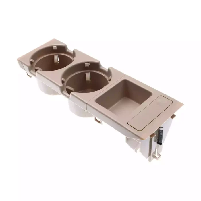 Puodelių laikiklis su monetų dėtuve, "beige" spalvos, skirtas BMW E46 - Image 4