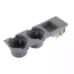 Puodelių laikiklis su monetų dėtuve, "gray" pilkos spalvos, skirtas BMW E46