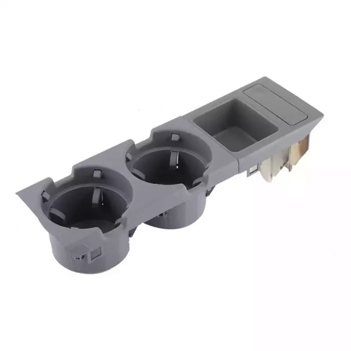 Puodelių laikiklis su monetų dėtuve, "gray" pilkos spalvos, skirtas BMW E46 - Image 1