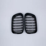 Juodos, blizgios, dvigubos grotelės skirtos BMW E46 PRE-LCI (1999-2003) - Image 3