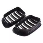 Juodos, matinės, dvigubos grotelės skirtos BMW E46 (1999-2003) PRE-LCI - Image 4