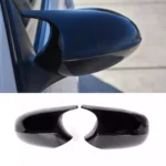Juodi, blizgūs veidrodelių dangteliai skirti BMW E90, E91, E92, E93, E82, E88, E87 PRE-LCI - Image 2