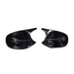 Juodi, blizgūs veidrodelių dangteliai skirti BMW E90, E91, E92, E93, E82, E88, E87 PRE-LCI - Image 6