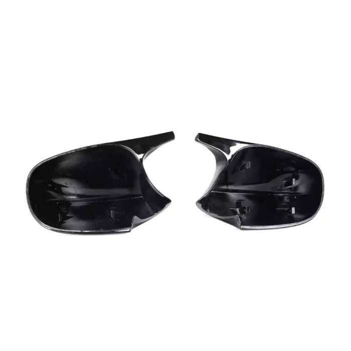 Juodi, blizgūs veidrodelių dangteliai skirti BMW E90, E91, E92, E93, E82, E88, E87 PRE-LCI - Image 6