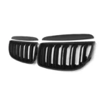 Juodos, matinės, dvigubos grotelės skirtos BMW E90, E91 (2008-2011) - Image 2