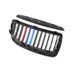 Juodos, blizgios, viengubos "3M" stiliaus grotelės skirtos BMW E90, E91 (2005-2008) - Image 5