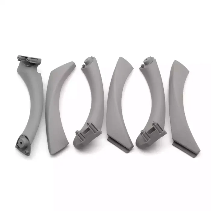 Salono durų rankenų komplektas, pilkos spalvos, skirtas BMW E90, E91 - Image 2