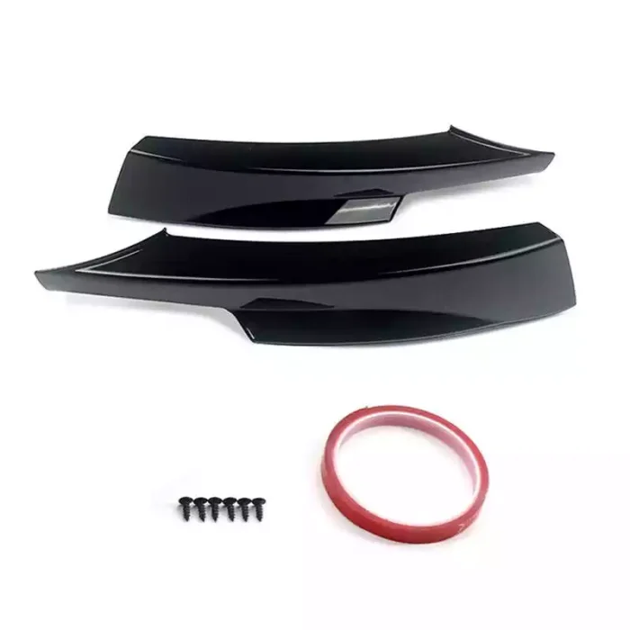 Juodi, blizgūs priekinio buferio spoileriai skirti BMW E90, E91 (2008-2012) - Image 2