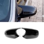 Juodi, blizgūs veidrodelių dangteliai skirti BMW E90, E91, E92, E93, E82, E88, E87 PRE-LCI
