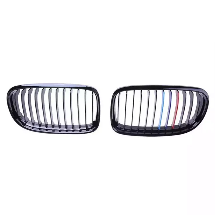 Juodos, blizgios, viengubos "3M"stiliaus grotelės skirtos BMW E90, E91 (2008-2012) - Image 2