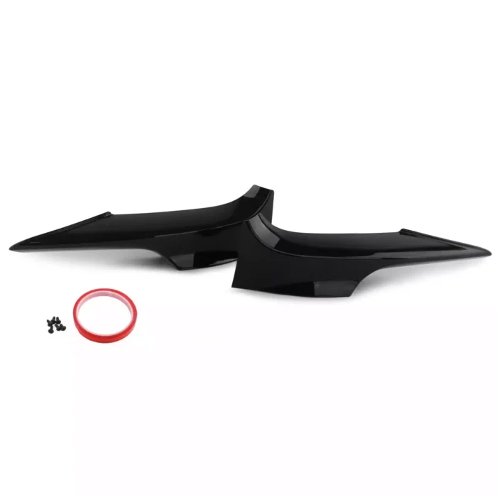 Juodi, blizgūs priekinio buferio spoileriai skirti BMW E92, E93 (2006-2010) - Image 2