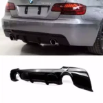 Juodas, blizgus (1x1) galinio buferio difuzorius skirtas BMW E92, E93