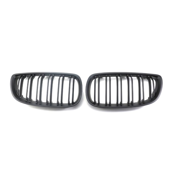 Juodos, matinės, dvigubos grotelės skirtos BMW E92, E93 (2006-2010) - Image 2