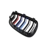 Juodos, blizgios, dvigubos "3M" stiliaus grotelės skirtos BMW E92, E93 (2006-2010) - Image 5