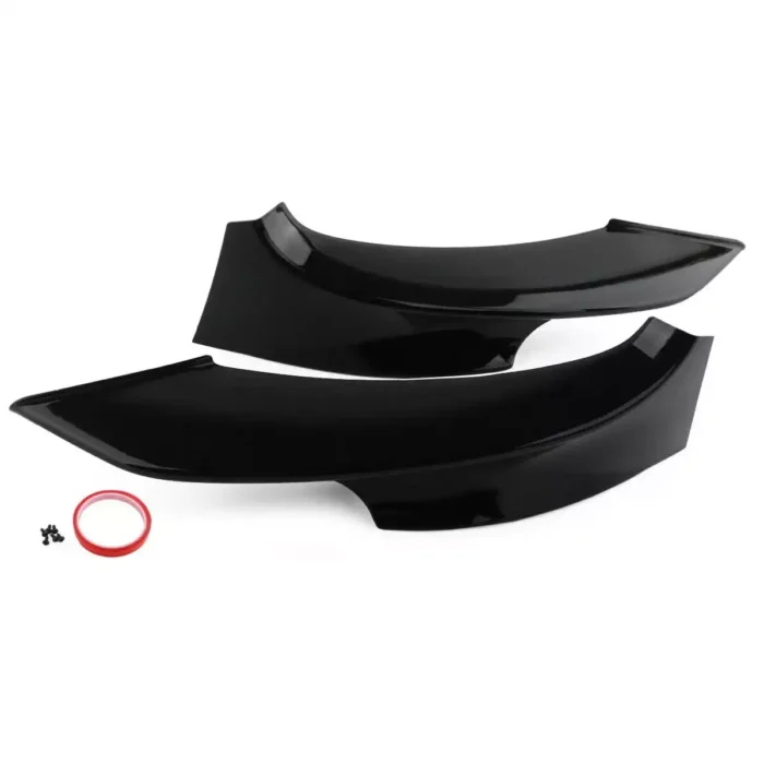 Juodi, blizgūs priekinio buferio spoileriai skirti BMW E92, E93 (2010-2013) - Image 1