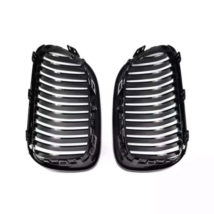 Juodos, blizgios, viengubos grotelės skirtos BMW E92, E93 (2010-2013) - Image 4