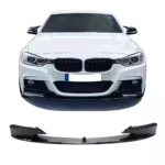 Juodas, blizgus priekinis pažeminimas skirtas BMW F30, F31