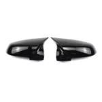 Juodi, blizgūs veidrodelių dangteliai skirti BMW F20, F21, F22, F23, F30, F31, F32, F33, F36 - Image 2