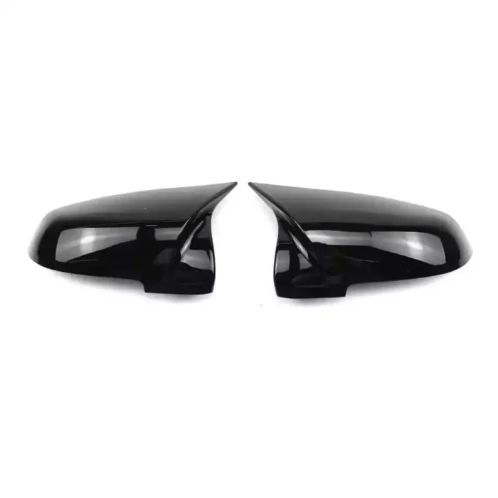 Juodi, blizgūs veidrodelių dangteliai skirti BMW F20, F21, F22, F23, F30, F31, F32, F33, F36 - Image 2
