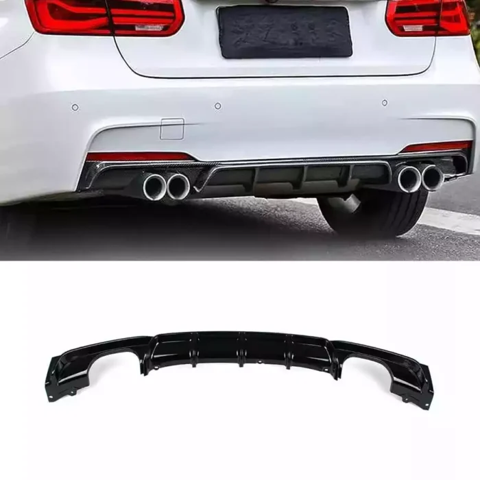 Juodas, blizgus galinio buferio difuzorius - Image 1