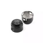 Juodas blizgus start-stop mygtuko dangtelis skirtas BMW F serijos modeliams - Image 2