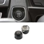 Juodas blizgus start-stop mygtuko dangtelis skirtas BMW F serijos modeliams