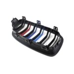 Juodos, blizgios, dvigubos "3M" stiliaus grotelės skirtos BMW F30, F31 - Image 5