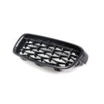 Juodos, blizgios "diamond" stiliaus grotelės skirtos BMW F30, F31 - Image 4