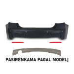 M-sport galinis buferis su PDC skylėmis, skirtas BMW F30 - Image 2