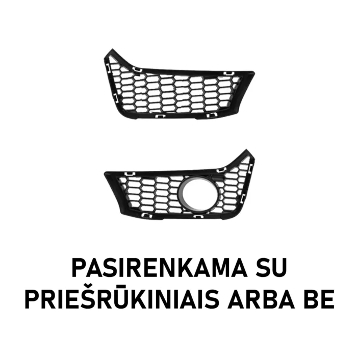 M3 stiliaus priekinis buferis su PDC ir apiplovimų skylėmis, skirtas BMW F30, F31 - Image 3