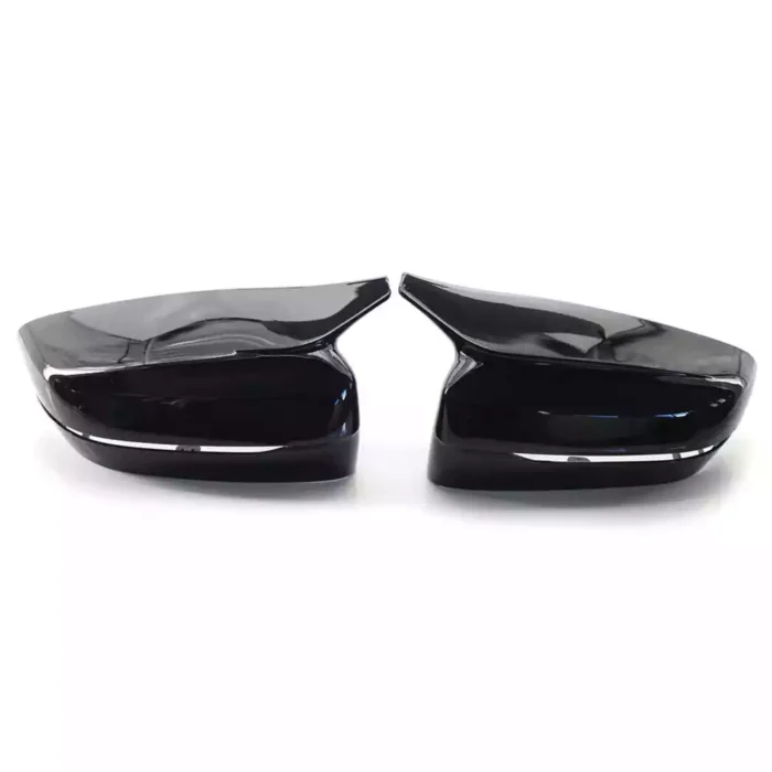 Juodi, blizgūs veidrodelių dangteliai skirti BMW G30, G31, G11, G12, G32 - Image 2