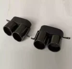 Juodi, blizgūs, duslintuvo antgaliai skirti BMW G20, G21 - Image 5