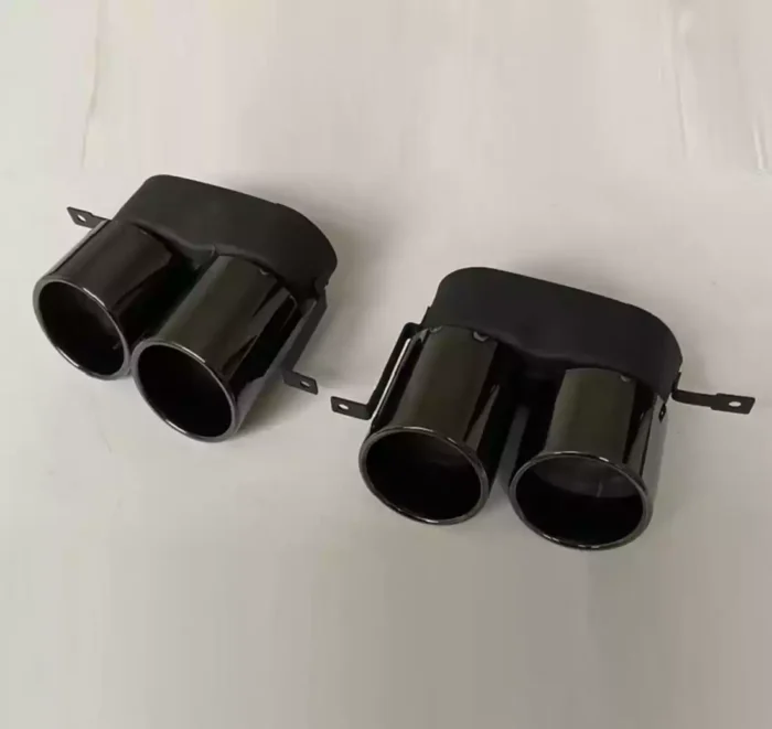 Juodi, blizgūs, duslintuvo antgaliai skirti BMW G20, G21 - Image 5