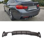 Juodas, matinis, galinio buferio difuzorius skirtas BMW F32, F33, F36