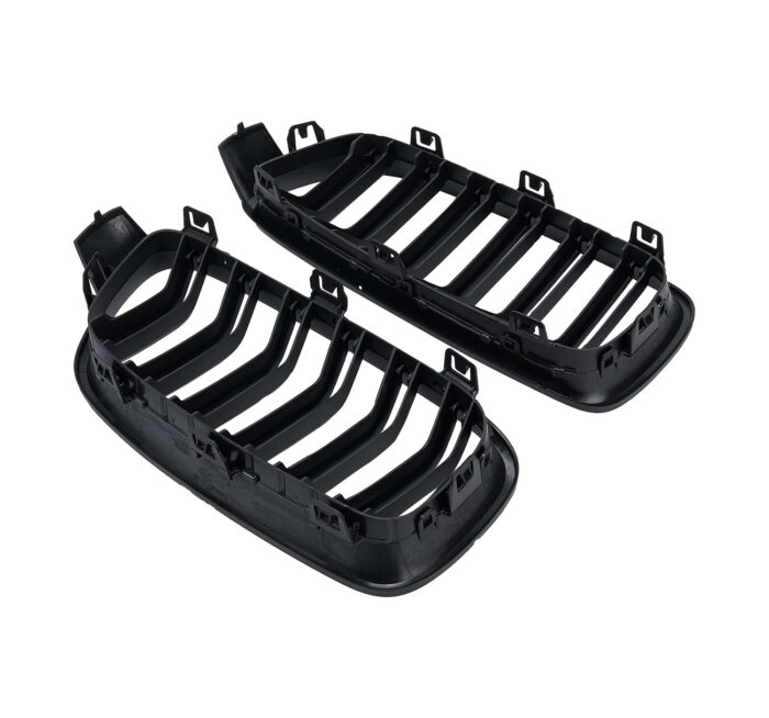 Juodos, matinės, dvigubos grotelės skirtos BMW F32, F33, F36 - Image 3